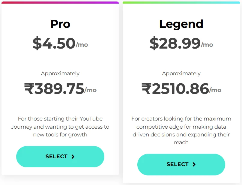 TubeBuddy-Pricing