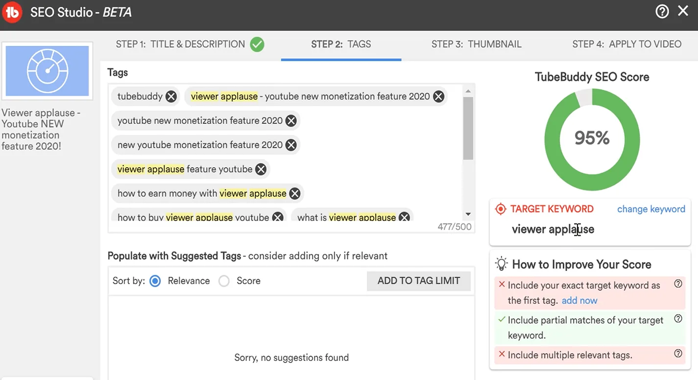 TubeBuddy-Video-SEO-Tool