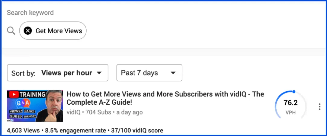 vidIQ-trending-videos-finder